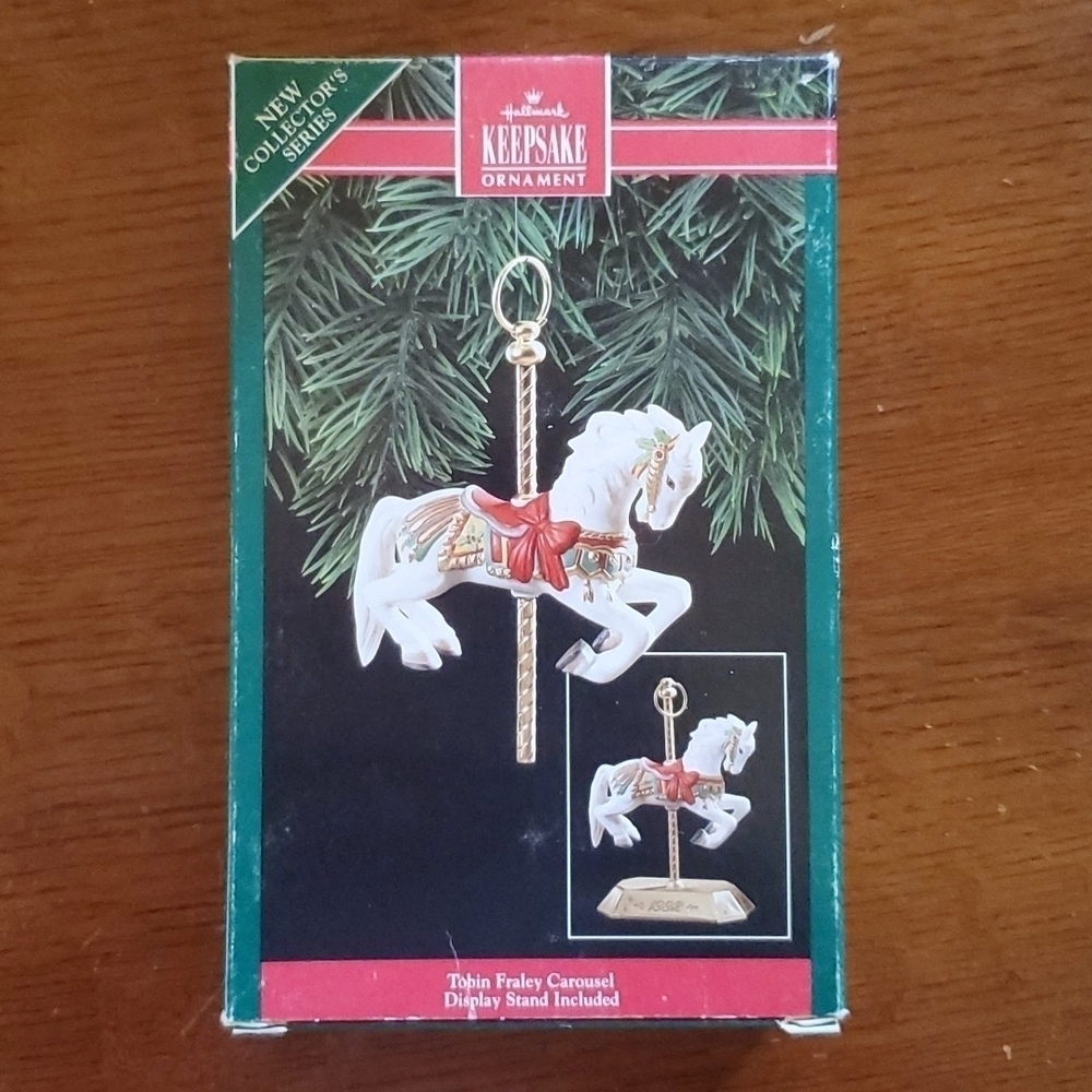 HALLMARK Keepsake "Tobin Fraley Carousel" Ornament